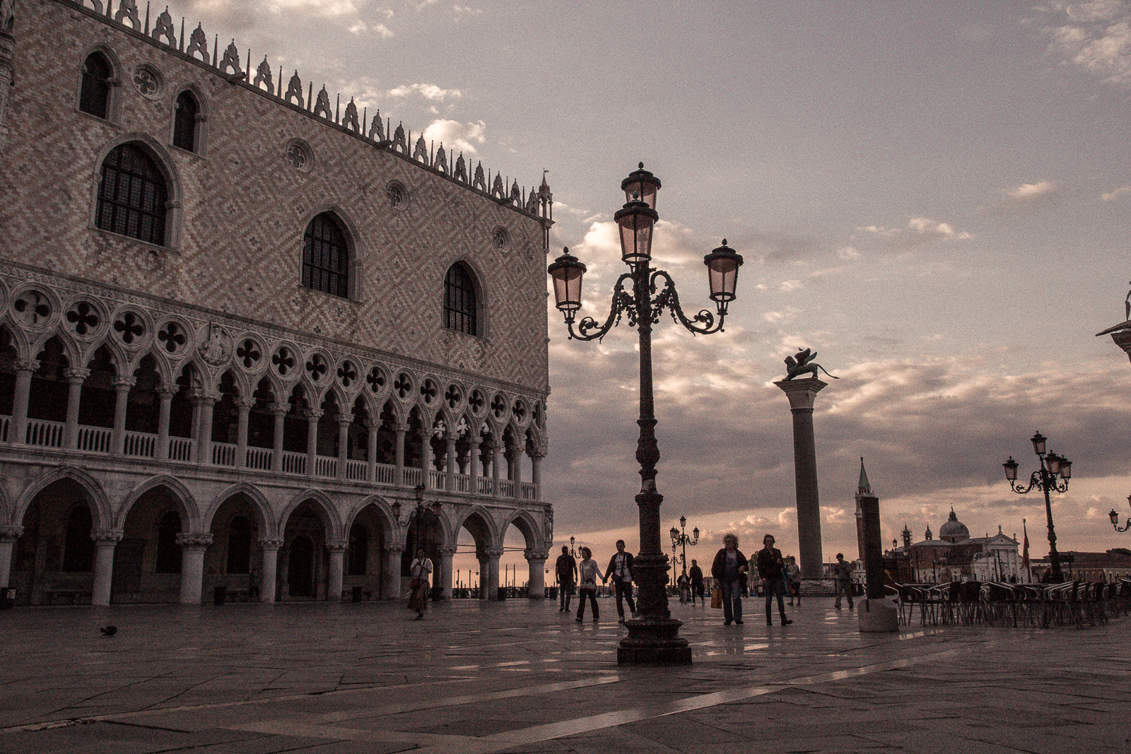 Very early morning in St. Mark's Square