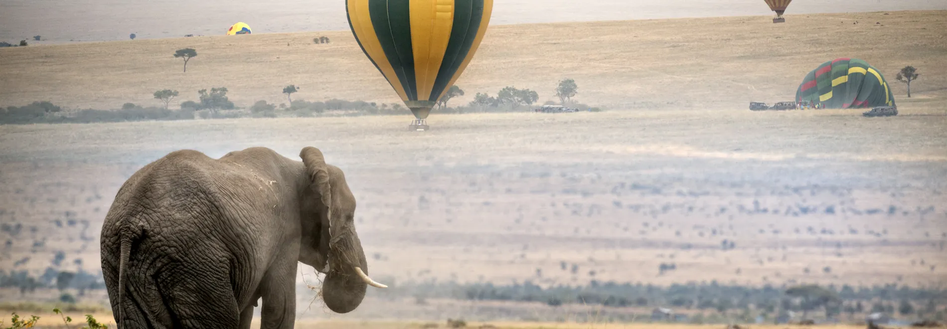 Balloon ride in Kenya