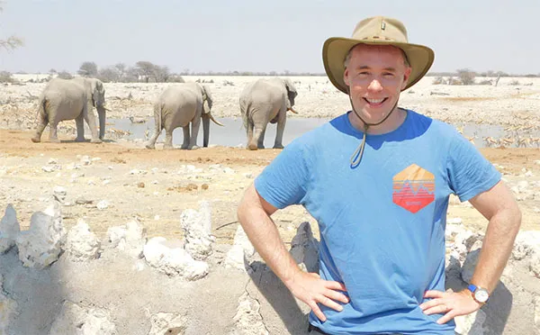 Tom in Namibia